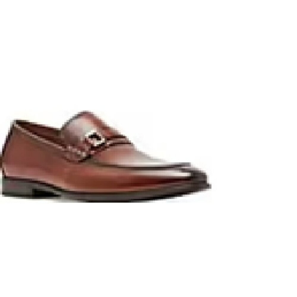 Steve Madden Adair Leather Buckle Dress Loafers – Tan, Size 10, Worn Once